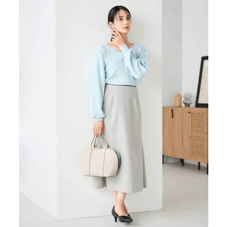 【洗える/ストレッチ】ウールライクジャージマーメイドスカート | a.v.v【WOMEN】 | 詳細画像18 