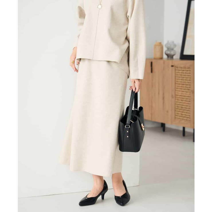 【洗える/ストレッチ】ウールライクジャージマーメイドスカート | a.v.v【WOMEN】 | 詳細画像2 