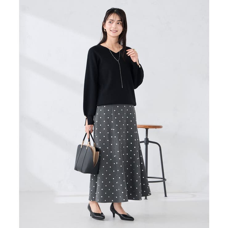 箔ドットフレアスカート | a.v.v【WOMEN】 | 詳細画像11 