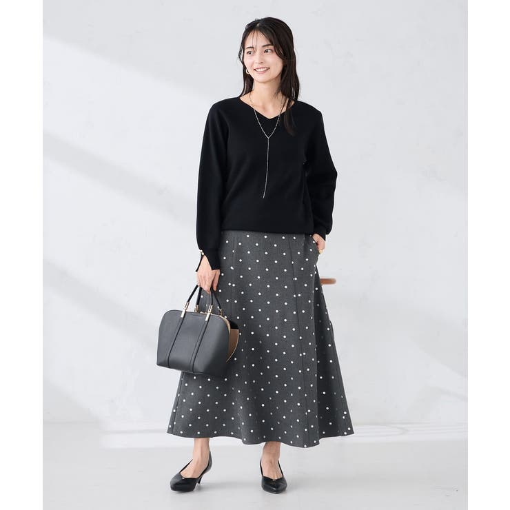 箔ドットフレアスカート | a.v.v【WOMEN】 | 詳細画像13 