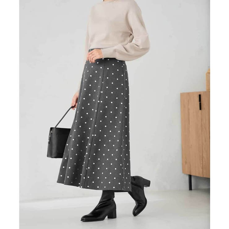 箔ドットフレアスカート | a.v.v【WOMEN】 | 詳細画像3 
