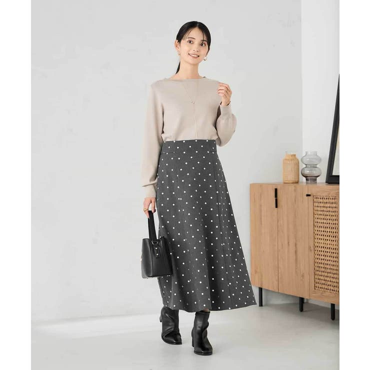 箔ドットフレアスカート | a.v.v【WOMEN】 | 詳細画像5 
