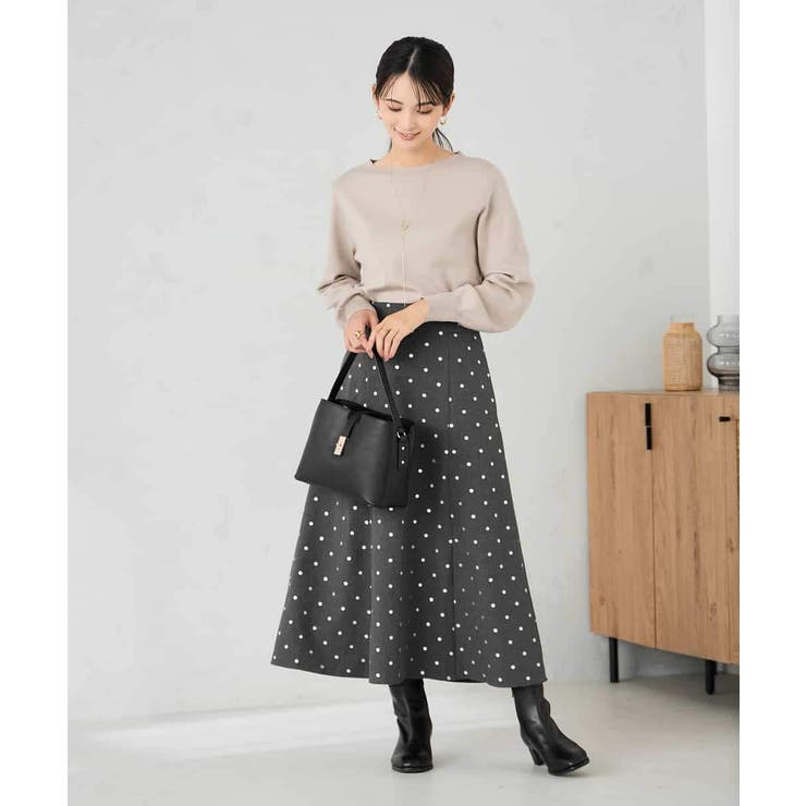 箔ドットフレアスカート | a.v.v【WOMEN】 | 詳細画像6 