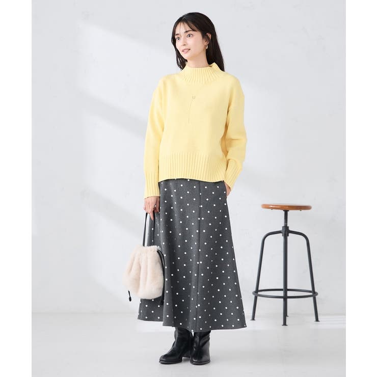 箔ドットフレアスカート | a.v.v【WOMEN】 | 詳細画像8 