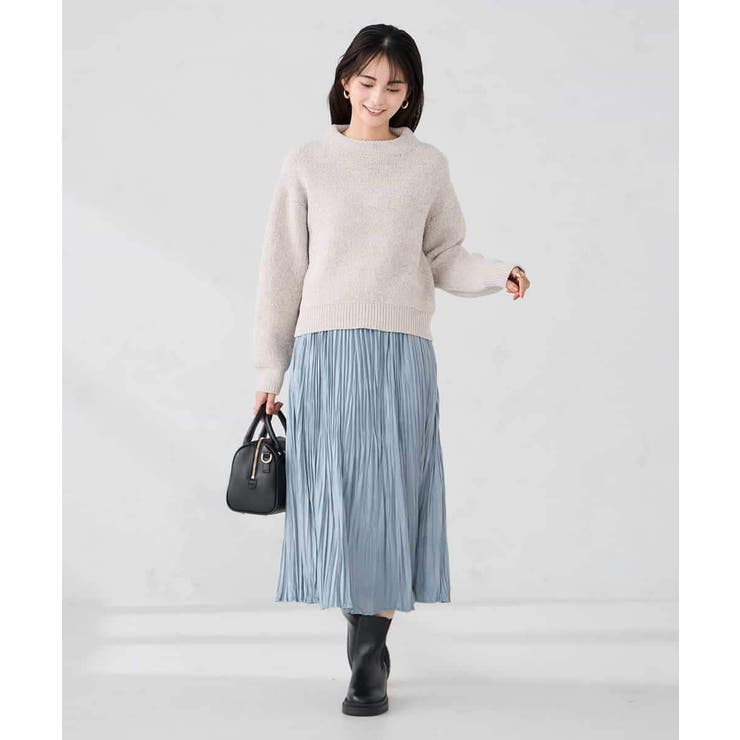 【洗える】フェイクスエードランダムプリーツスカート | a.v.v【WOMEN】 | 詳細画像10 