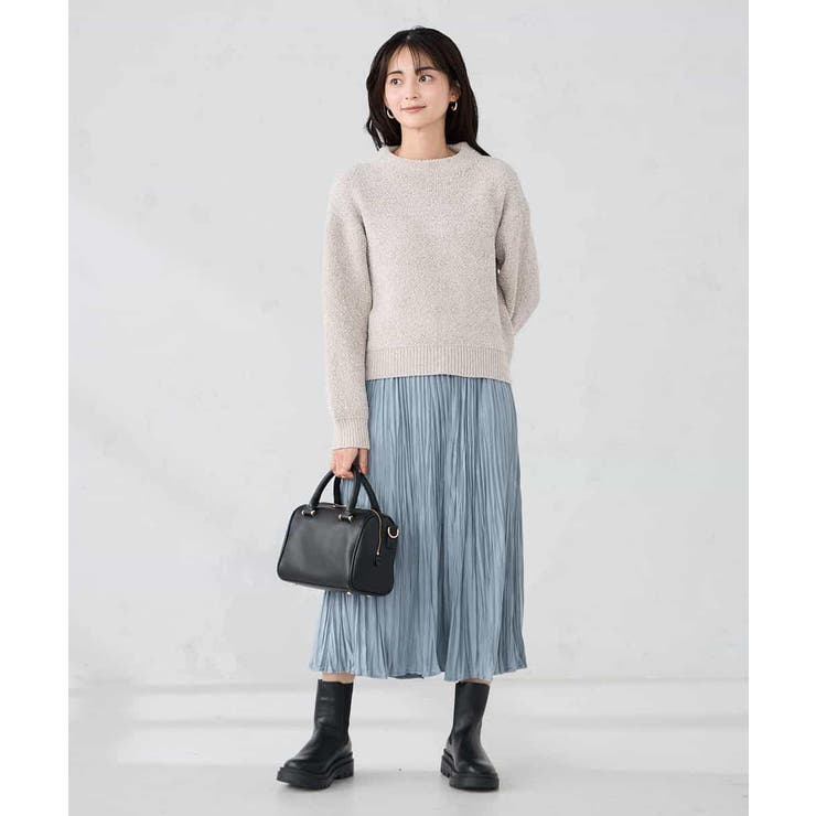 【洗える】フェイクスエードランダムプリーツスカート | a.v.v【WOMEN】 | 詳細画像12 