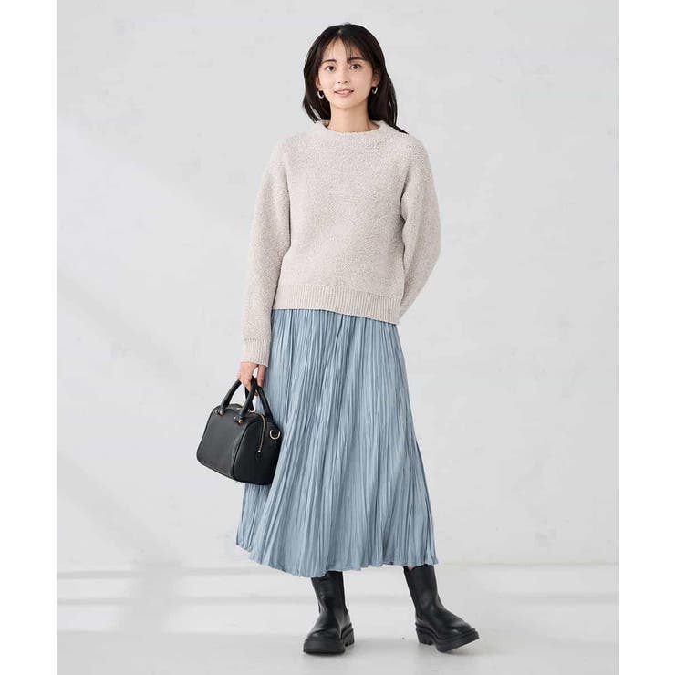 【洗える】フェイクスエードランダムプリーツスカート | a.v.v【WOMEN】 | 詳細画像13 