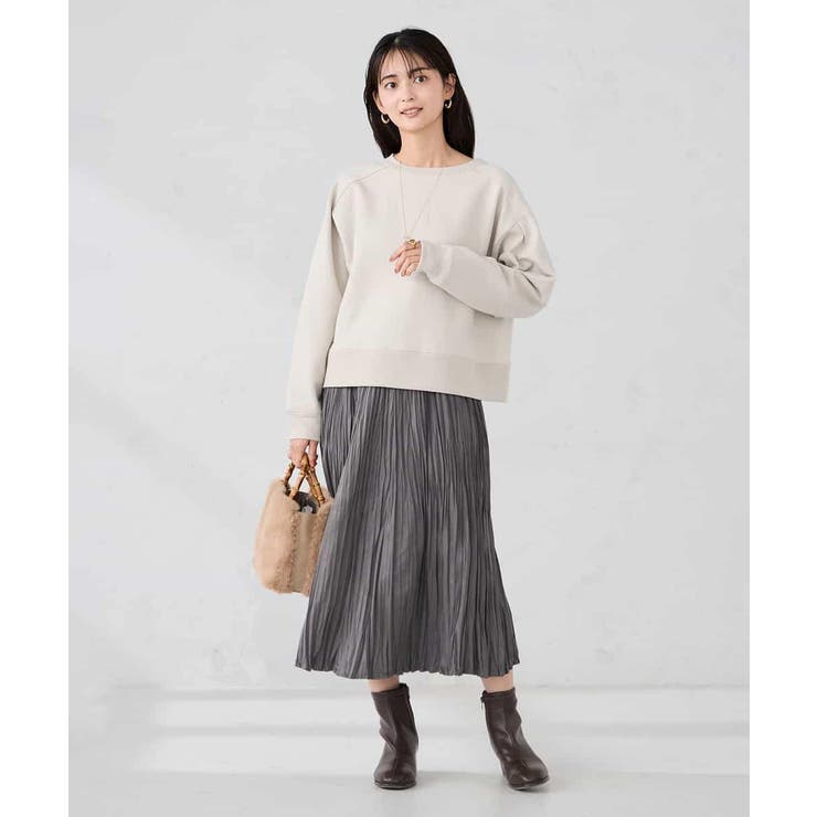 【洗える】フェイクスエードランダムプリーツスカート | a.v.v【WOMEN】 | 詳細画像23 