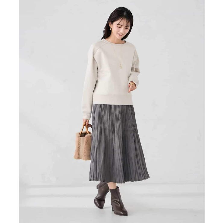 【洗える】フェイクスエードランダムプリーツスカート | a.v.v【WOMEN】 | 詳細画像24 