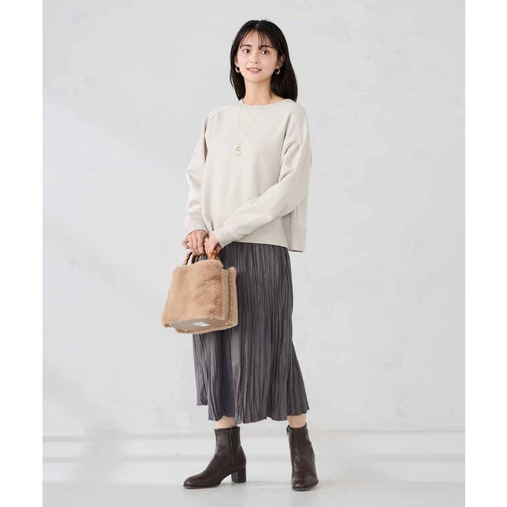 【洗える】フェイクスエードランダムプリーツスカート | a.v.v【WOMEN】 | 詳細画像26 