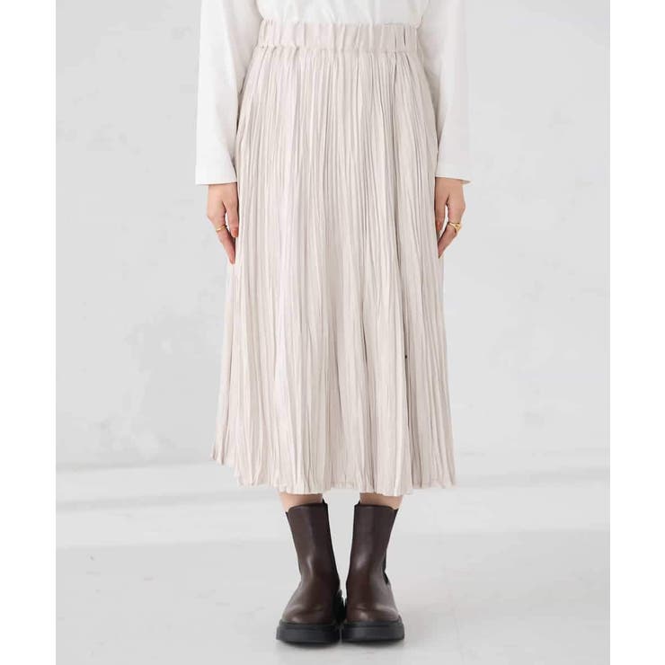 【洗える】フェイクスエードランダムプリーツスカート | a.v.v【WOMEN】 | 詳細画像27 