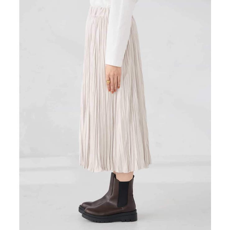 【洗える】フェイクスエードランダムプリーツスカート | a.v.v【WOMEN】 | 詳細画像28 