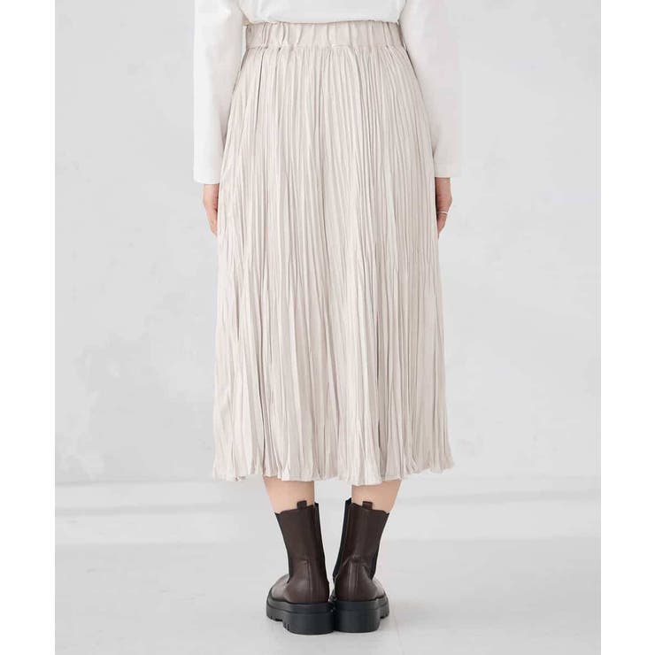 【洗える】フェイクスエードランダムプリーツスカート | a.v.v【WOMEN】 | 詳細画像29 