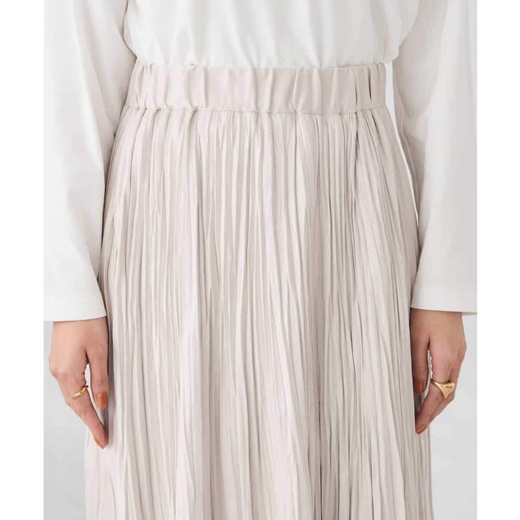 【洗える】フェイクスエードランダムプリーツスカート | a.v.v【WOMEN】 | 詳細画像30 