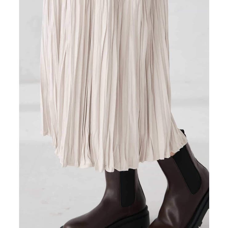 【洗える】フェイクスエードランダムプリーツスカート | a.v.v【WOMEN】 | 詳細画像31 