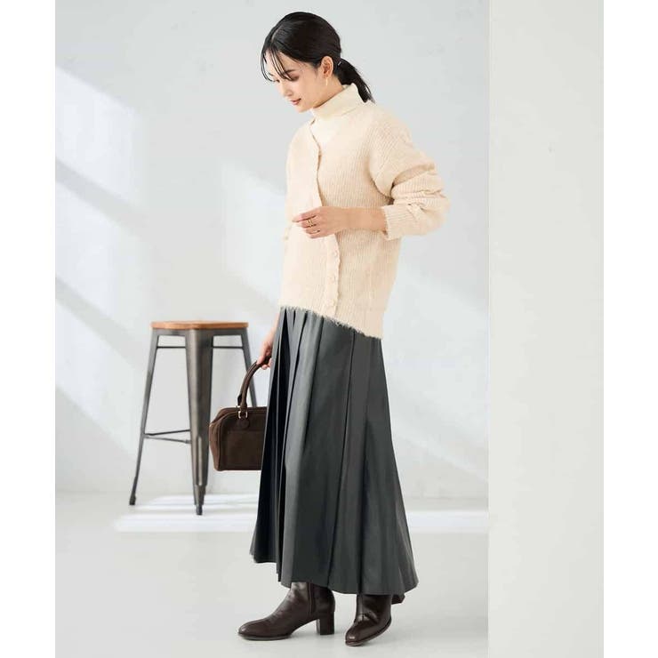 【洗える】レザープリーツスカート | a.v.v【WOMEN】 | 詳細画像5 