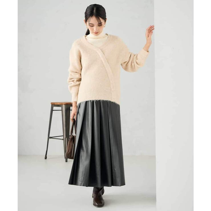 【洗える】レザープリーツスカート | a.v.v【WOMEN】 | 詳細画像7 