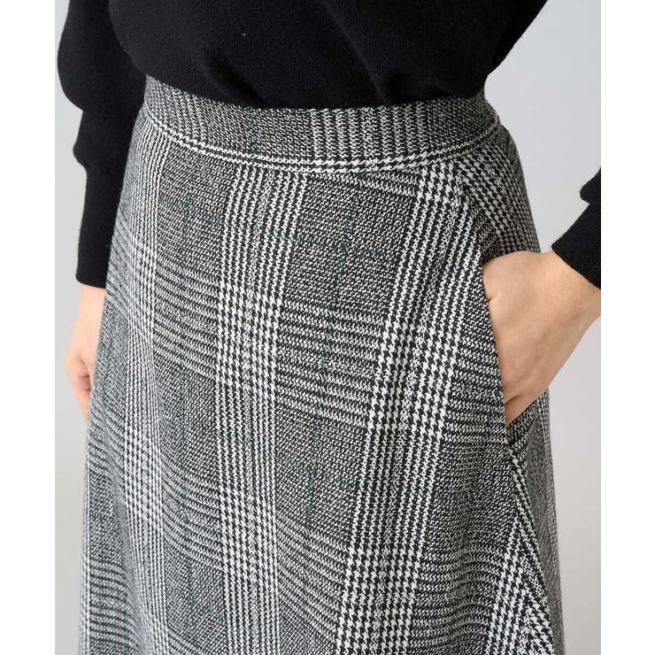 【雑誌InRed(宝島社)1月・2月合併号掲載】チェック柄フレアスカート | a.v.v【WOMEN】 | 詳細画像9 