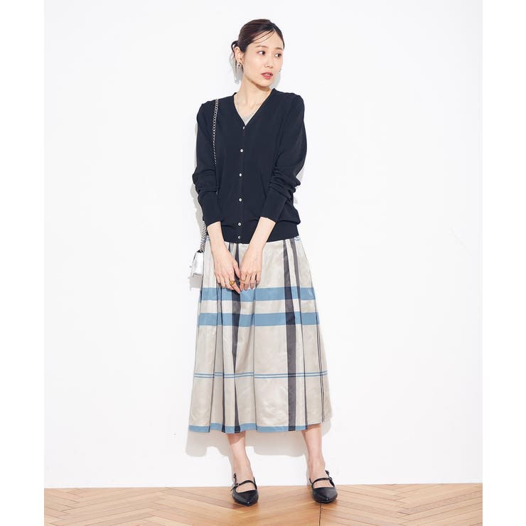 ビックチェックタフタスカート | a.v.v【WOMEN】 | 詳細画像11 
