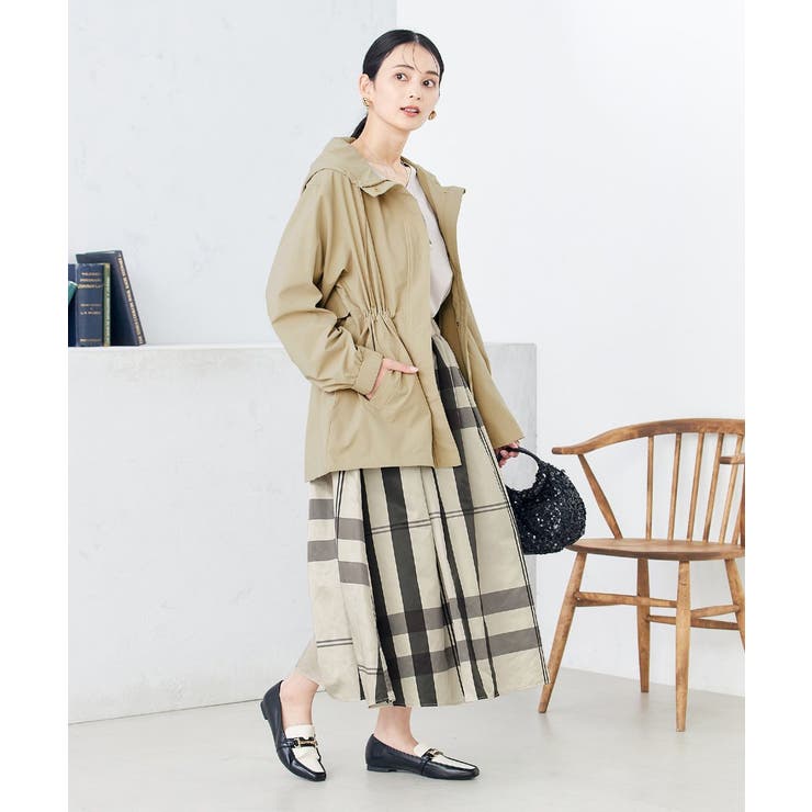 ビックチェックタフタスカート | a.v.v【WOMEN】 | 詳細画像21 