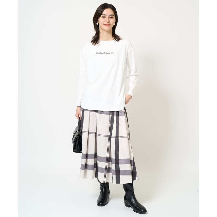 ビックチェックタフタスカート | a.v.v【WOMEN】 | 詳細画像22 