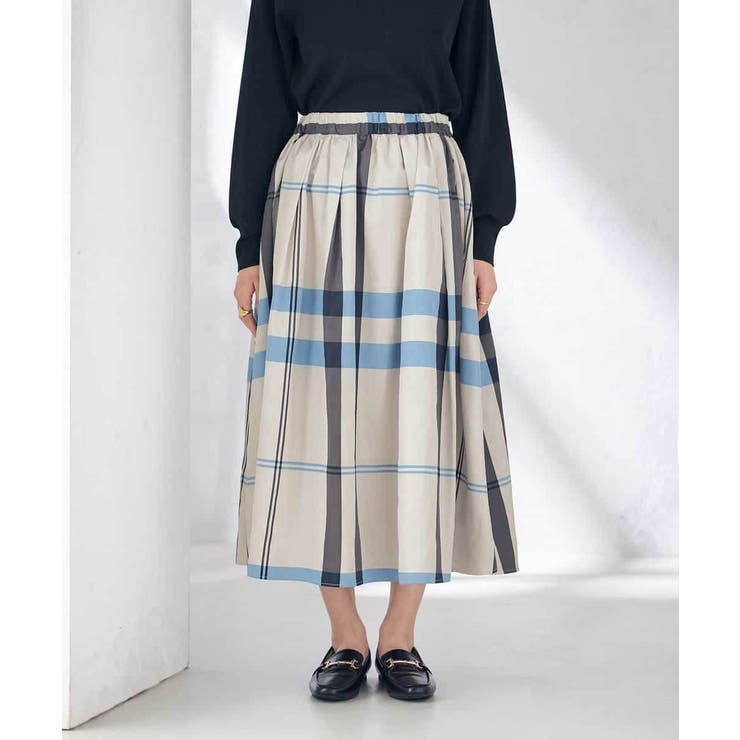 ビックチェックタフタスカート | a.v.v【WOMEN】 | 詳細画像25 