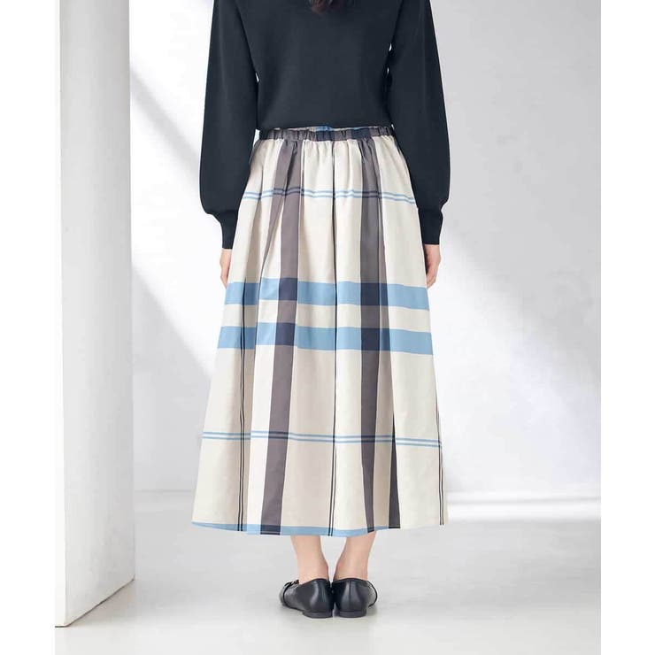 ビックチェックタフタスカート | a.v.v【WOMEN】 | 詳細画像27 