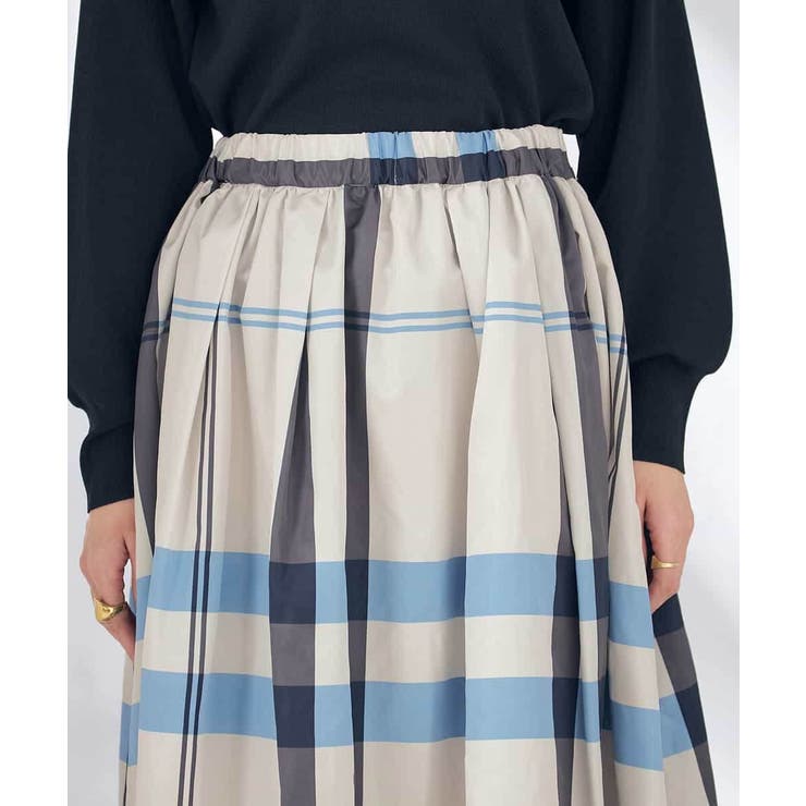ビックチェックタフタスカート | a.v.v【WOMEN】 | 詳細画像28 