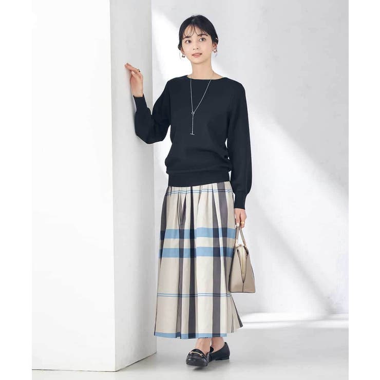 ビックチェックタフタスカート | a.v.v【WOMEN】 | 詳細画像3 