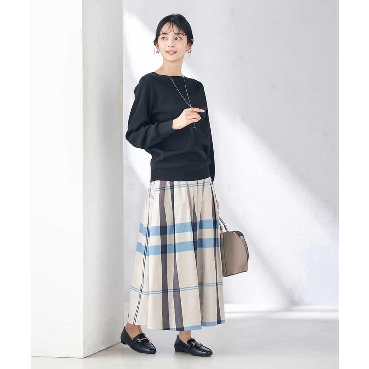 ビックチェックタフタスカート | a.v.v【WOMEN】 | 詳細画像5 
