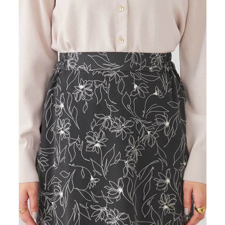 フラワープリントマーメイドスカート | a.v.v【WOMEN】 | 詳細画像13 
