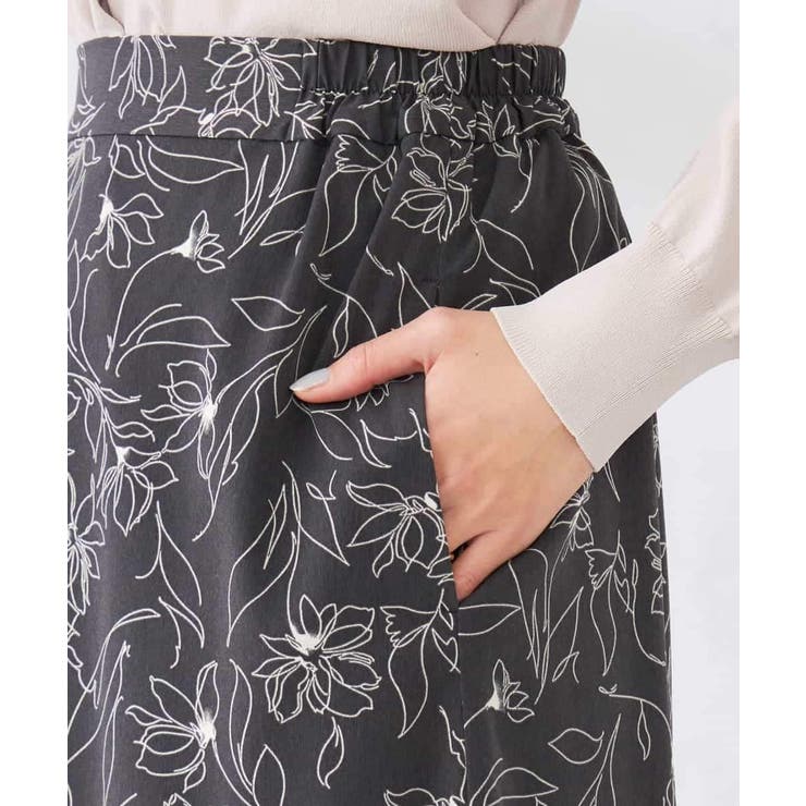 フラワープリントマーメイドスカート | a.v.v【WOMEN】 | 詳細画像14 