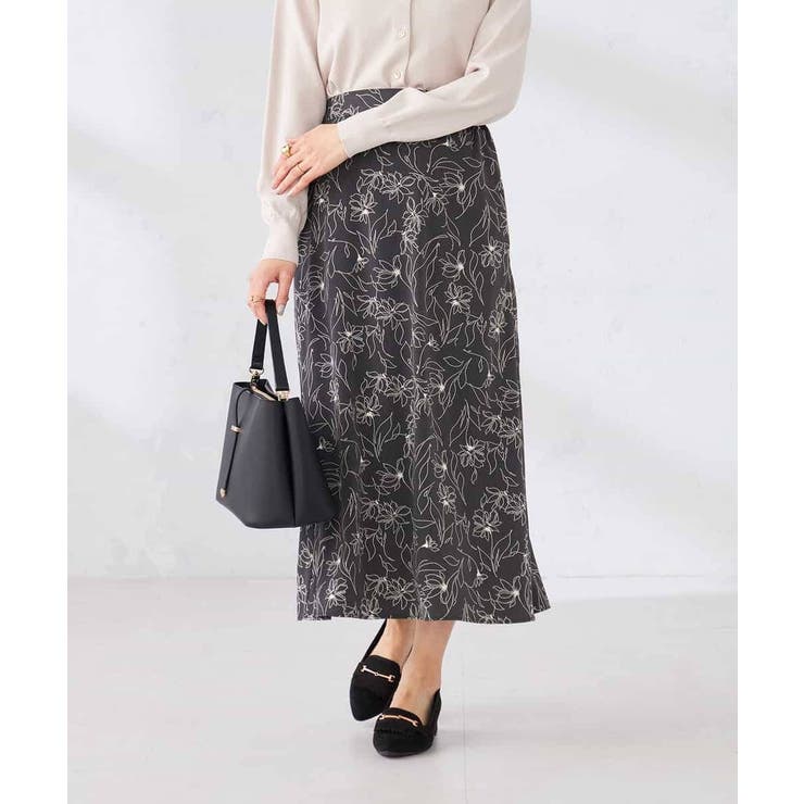 フラワープリントマーメイドスカート | a.v.v【WOMEN】 | 詳細画像2 