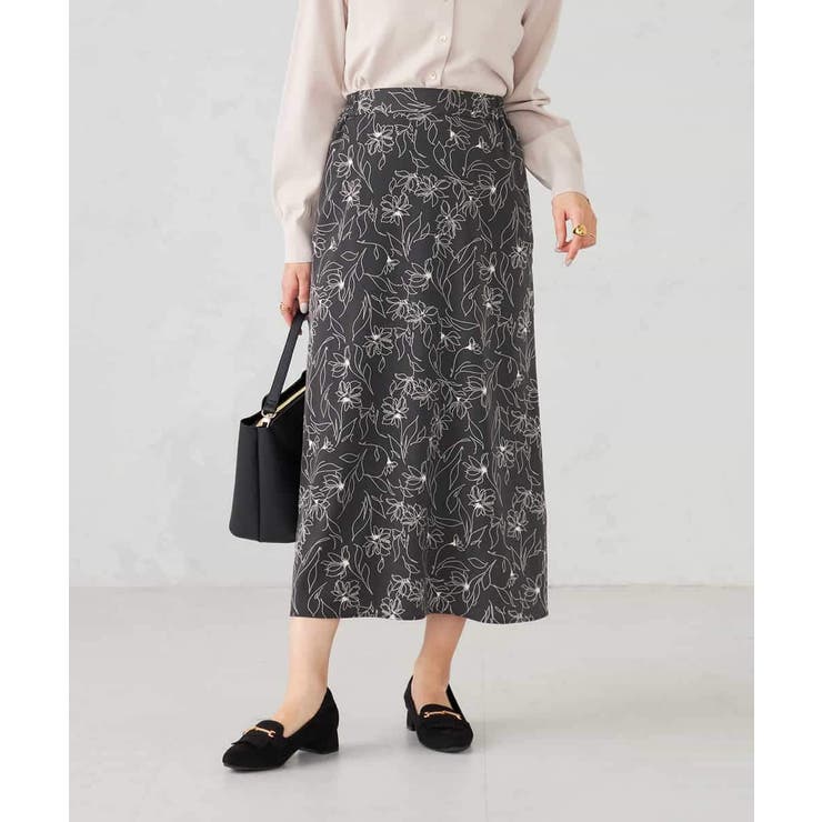 フラワープリントマーメイドスカート | a.v.v【WOMEN】 | 詳細画像4 