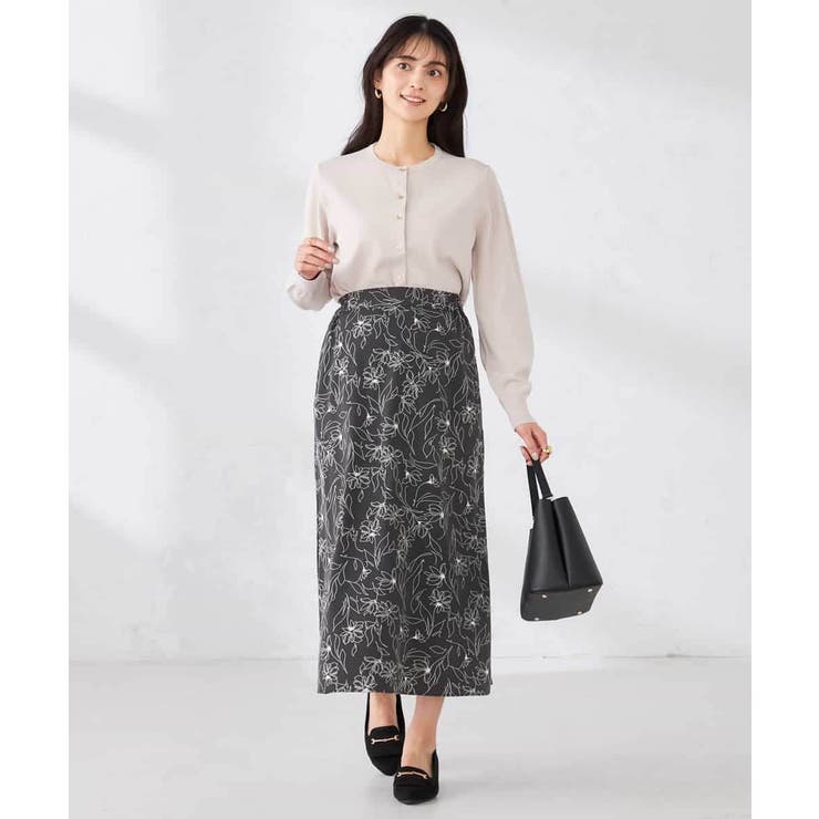 フラワープリントマーメイドスカート | a.v.v【WOMEN】 | 詳細画像6 