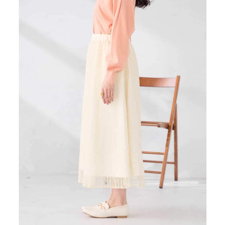 レースプリーツスカート | a.v.v【WOMEN】 | 詳細画像14 