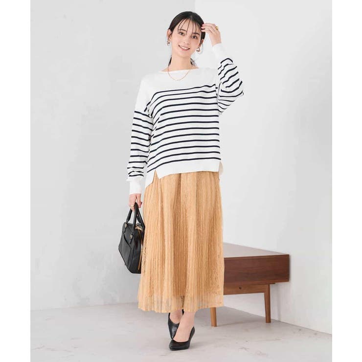 レースプリーツスカート | a.v.v【WOMEN】 | 詳細画像4 