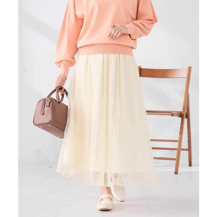 レースプリーツスカート | a.v.v【WOMEN】 | 詳細画像8 