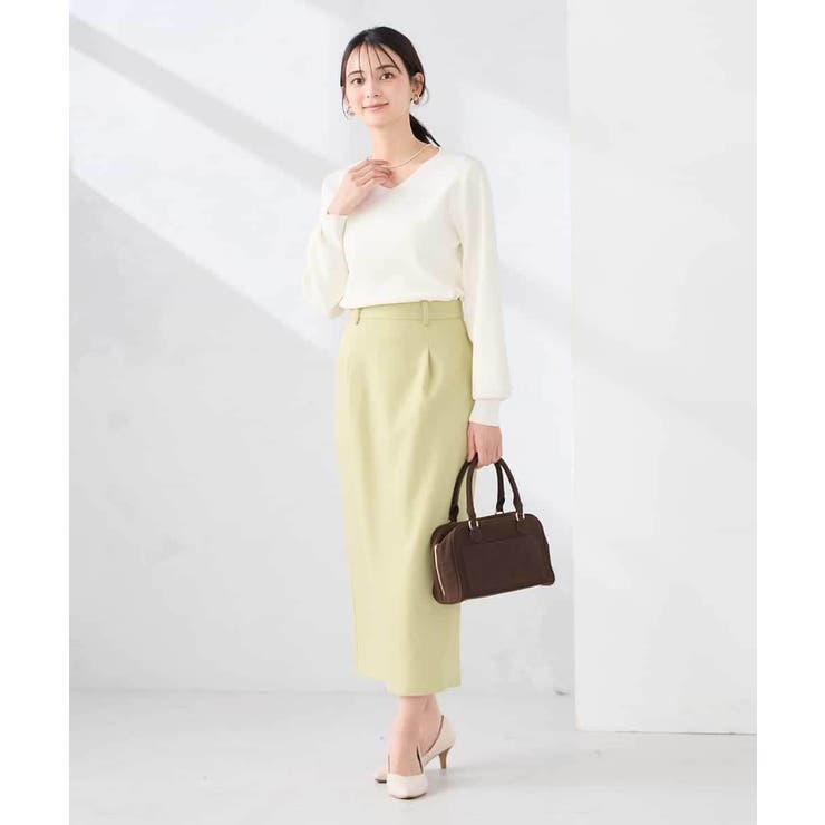 【洗える】ストレッチナロースカート | a.v.v【WOMEN】 | 詳細画像6 