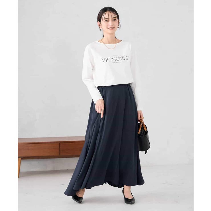 サテンマーメイドフレアスカート | a.v.v【WOMEN】 | 詳細画像6 