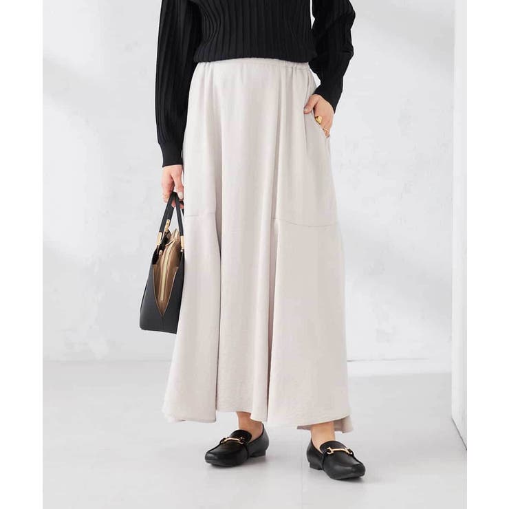 サテンマーメイドフレアスカート | a.v.v【WOMEN】 | 詳細画像9 