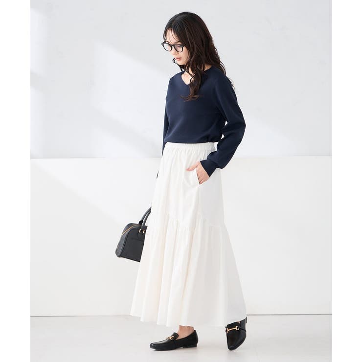 ナイロン切替スカート | a.v.v【WOMEN】 | 詳細画像10 