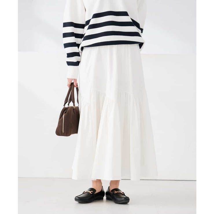 ナイロン切替スカート | a.v.v【WOMEN】 | 詳細画像3 