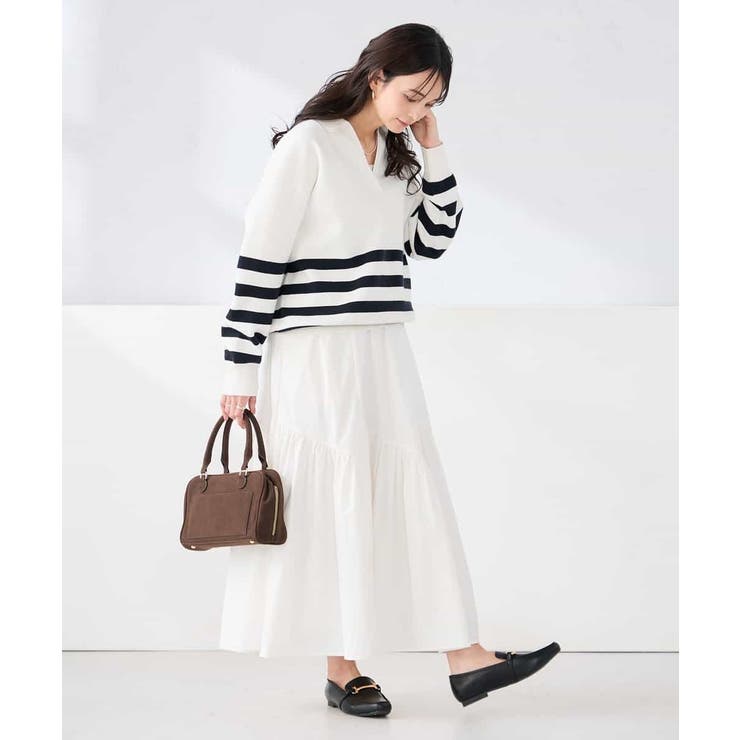 ナイロン切替スカート | a.v.v【WOMEN】 | 詳細画像8 