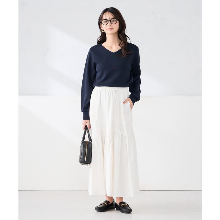 ナイロン切替スカート | a.v.v【WOMEN】 | 詳細画像9 