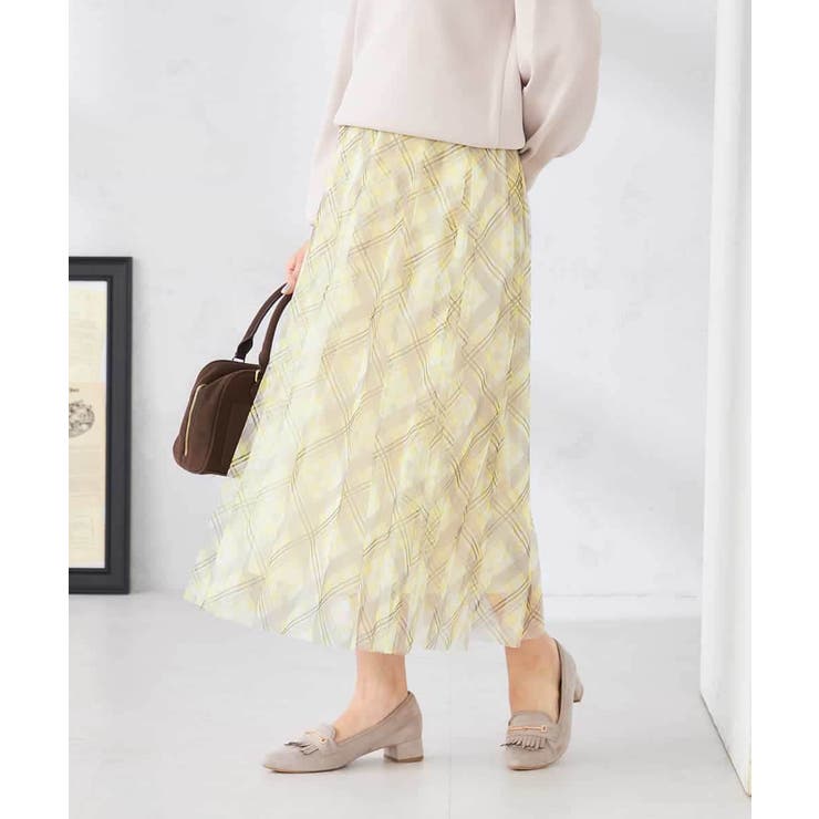 チェック柄チュールスカート | a.v.v【WOMEN】 | 詳細画像11 