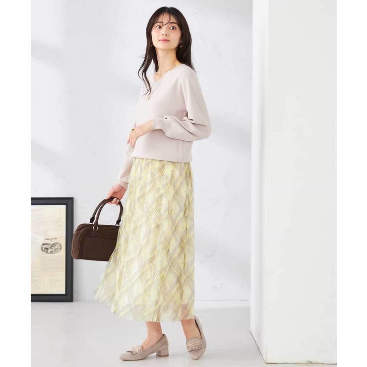 チェック柄チュールスカート | a.v.v【WOMEN】 | 詳細画像14 