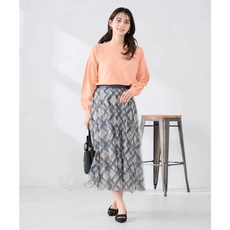 チェック柄チュールスカート | a.v.v【WOMEN】 | 詳細画像21 