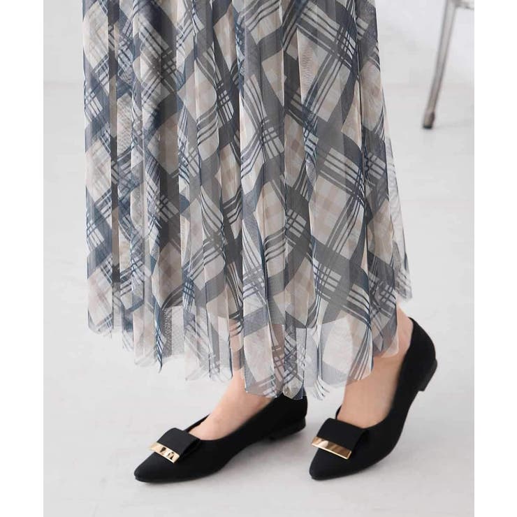 チェック柄チュールスカート | a.v.v【WOMEN】 | 詳細画像28 