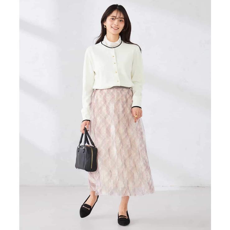 チェック柄チュールスカート | a.v.v【WOMEN】 | 詳細画像6 